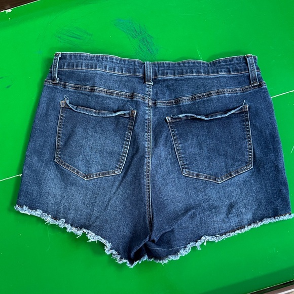 ARULA Dark Blue Jean Shorts - Picture 6 of 7